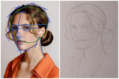 How To Draw A Head Loomis Approach Face Drawing Human