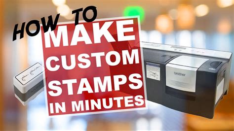 How To Make Custom Rubber Stamp In Minutes Stampcreator Pro Youtube