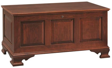 Wakefield Cherry Wood Medium Panel Hope Chest From Dutchcrafters