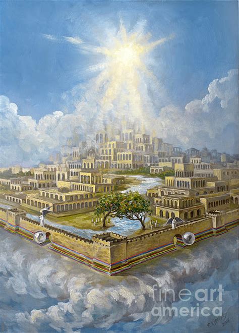 Eternity New Jerusalem Greeting Card By The Decree To Restore Jerusalem