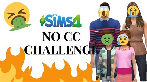 Totally Messed Up 😱 No Cc Challenge Sims 4 Create A Sim The