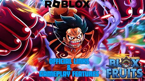 Roblox Blox Fruits Official Links And Gameplay Features