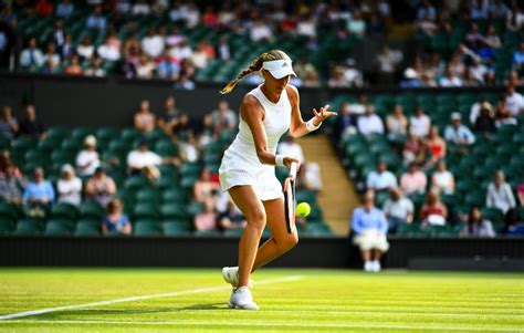 Kristina Mladenovic At Wimbledon Tennis Championships In London 0704