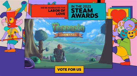 Terraria 10 Years Of Labor And Love Vote For Terraria Today