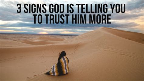 Experiencing that peace and happiness are possible may be one of the best reasons to trust god. 3 Signs God Is Asking You to Trust Him More ...