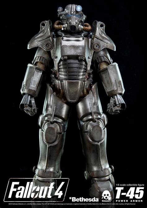 Fallout 4 T 45 Power Armor 16 Scale Figure Fallout Power Armor Fallout Fallout Cosplay