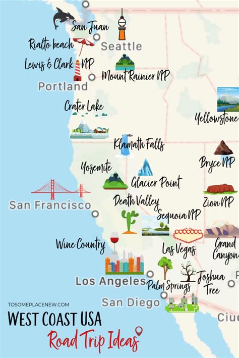16 Epic West Coast Usa Road Trip Ideas And Itineraries Tosomeplacenew