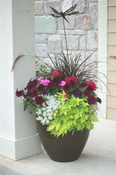 37 Best Summer Planter Ideas To Beautify Your Home Patio Flowers