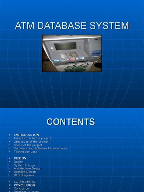 Atm Database System