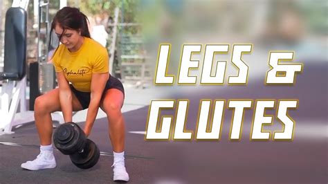 Build Legs And Glutes Glute Focused Workout Youtube