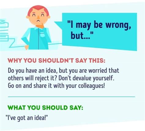 12 Things You Should Never Say At Work Instead Say This TECH BUZZ