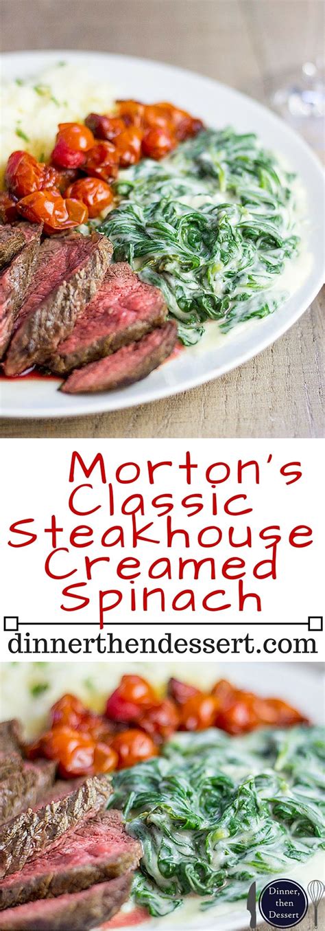 Despite what people may think, my family's holiday dinner is anything but chefy. this is the time when i avoid overly complicated presentations and stick with classic dishes. Creamy, rich Classic Steakhouse Creamed Spinach that takes just a few minutes and is the perfect ...