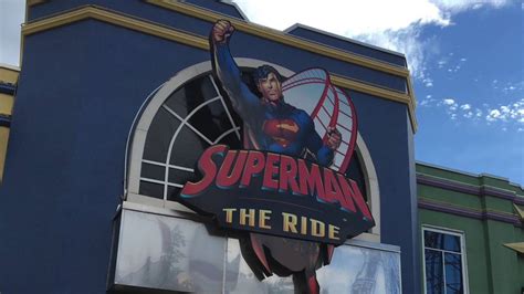 Superman The Ride Vr Coaster Media Day At Six Flags New England Youtube