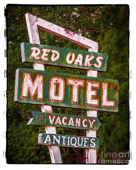 The Red Oaks Motel Photograph By Perry Webster Fine Art America