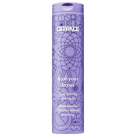 The same way that color correction works when wearing makeup. Amika Bust Your Brass Cool Blonde Shampoo | Best Purple ...