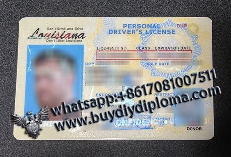 Buy Fake Louisiana La Scannable Drivers License