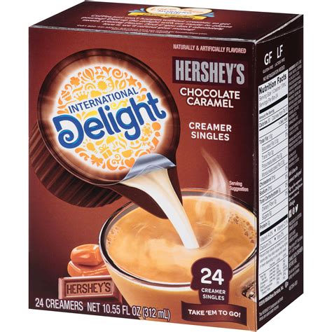 International Delight Hersheys Chocolate Caramel Creamer Singles 24