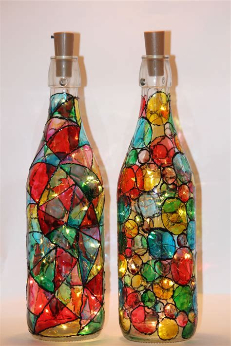 2 Easy Bottle Art Design Glass Bottles Art Bottle Painting Glass Painting