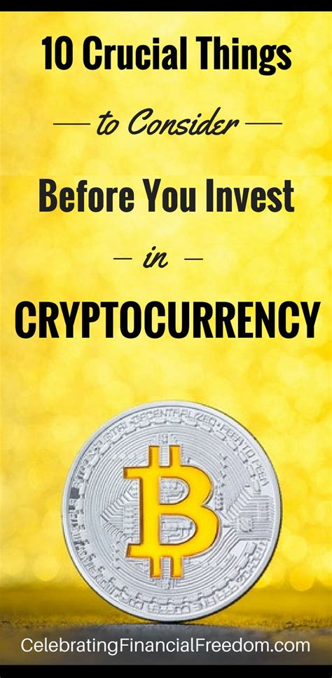 Thinking About Investing In Cryptocurrency 10 Things You Need To Know