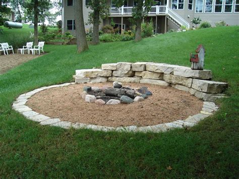 This Is Exactly What I Had In Mind For Our Fire Pit Fire Pit Designs