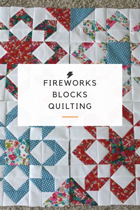 Fireworks Blocks Quilting Quilts Quilt Blocks Quilting Crafts
