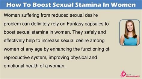 how to boost sexual stamina in women with herbal supplements