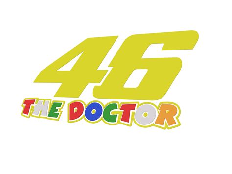 Archivo Stl Logo Valentino Rossi 46 The Doctor・modelo Para Descargar Y