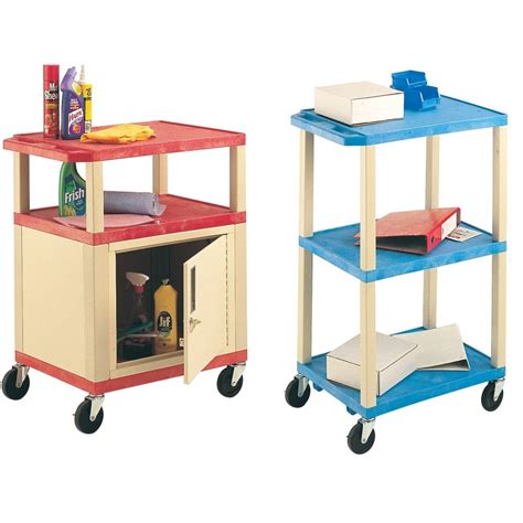 Plastic Shelf Trolleys From Parrs Workplace Equipment Experts