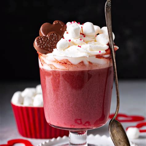 This Rich And Creamy Red Velvet Hot Chocolate Has All The Flavors Of