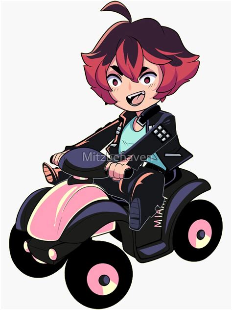 Promare Baby Burnish Gueira Sticker For Sale By Mitzbehaven