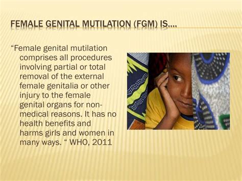 Ppt Female Genital Mutilation Fgmcircumcision Powerpoint Presentation Id2319739