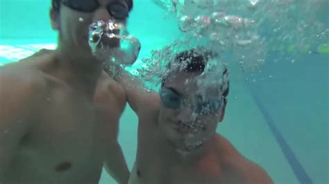 French Swimmers Barefaced Underwater In Speedos Thisvid Com