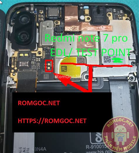 Redmi Note Pro ISP EMMC PinOUT Test Point EDL Mode 9008 Vlr Eng Br