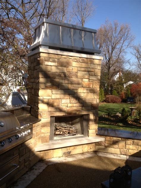 We install and maintain a wide variety of chimney caps and toppers. Staimnless Steel Decorative Shroud for Outdoor Fireplace ...