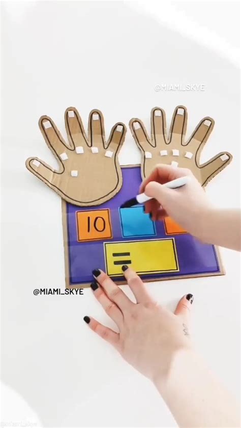 學數數、數學教具 【數學 教具】 是說，小孩一開始學 數數，還是張開10隻手指頭出來數會是最簡單的。 有時候用自己的手來數會錯亂，還是