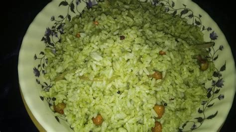 Coriander Rice Dhaniya Patta Rice Kothamali Sadam Recipe Instant