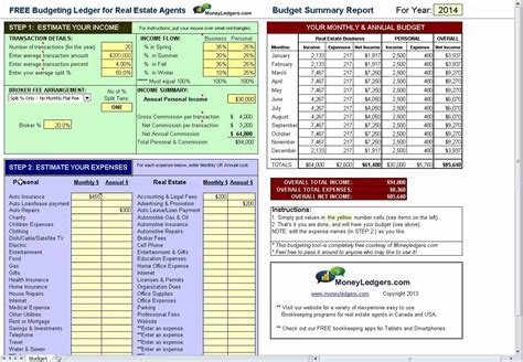 Excel Spreadsheet For Real Estate Agents With Real Estate Agent Expense