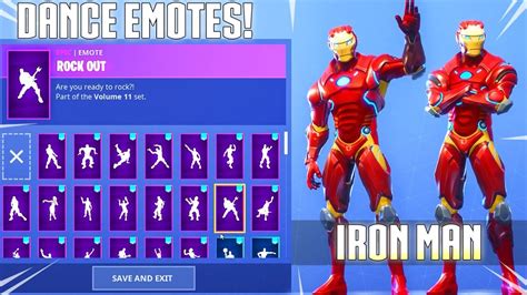 Fortnite X Avengers Endgame Iron Man Skin Showcase Custom Skin
