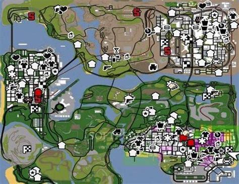 San Andreas Weapon Map
