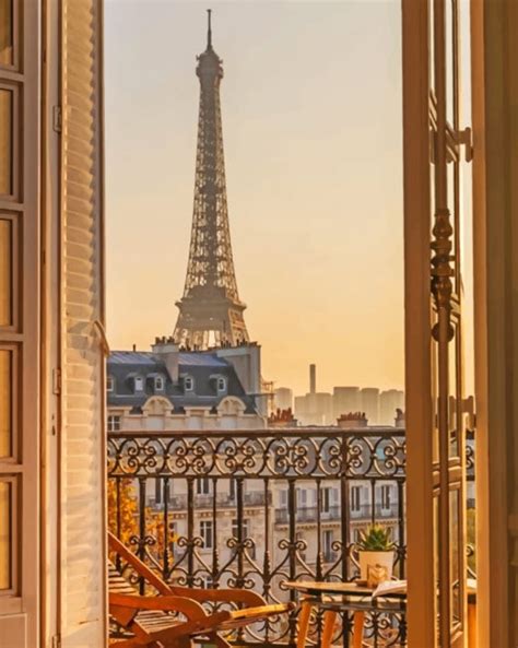 Eiffel Tower Paris France Cities Paint By Numbers Numpaint Paint