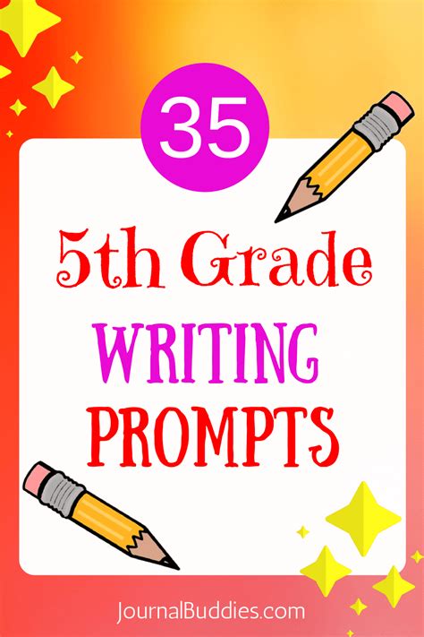 5th Grade Writing Prompts Educacion Majo Niños