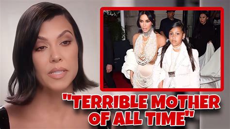 Kourtney Kardashian Criticizes Kim For Negatively Impacting Norths Life Youtube