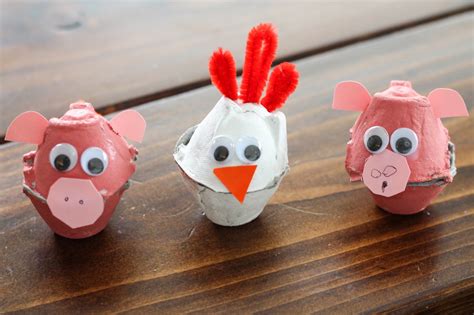 egg carton animal craft design ideas ~ craft art ideas