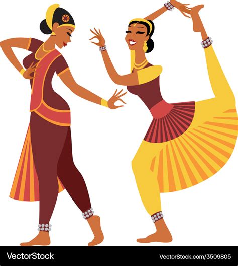 Indian Dance Forms Clipart