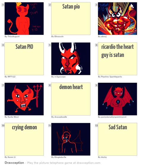 Satan Pio Drawception