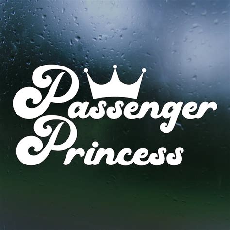 Passenger Princess Sticker Etsy