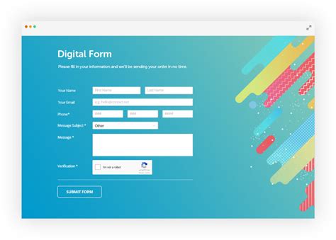 Digital Form Creator Build Secure Paperless Forms