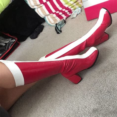 Funtasma Shoes Red And White Wonder Woman Boots Poshmark