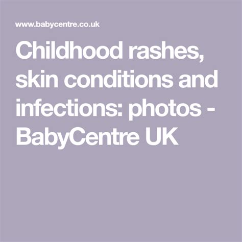 Childhood Rashes Skin Conditions And Infections Photos в 2020 г