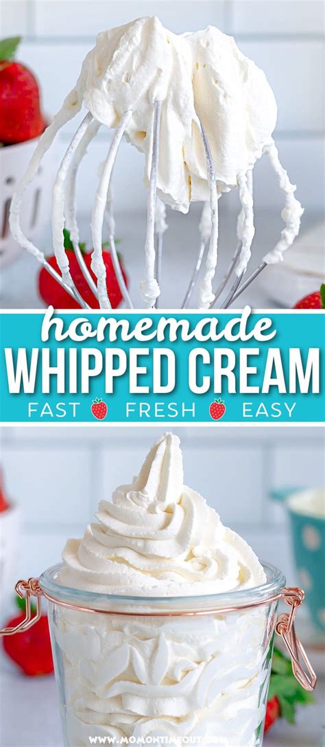 This Simple Homemade Whipped Cream Recipe Yields The Most Perfect